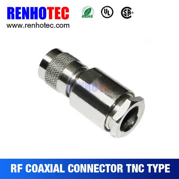 straight thread clamp n female to male tnc connector adapter